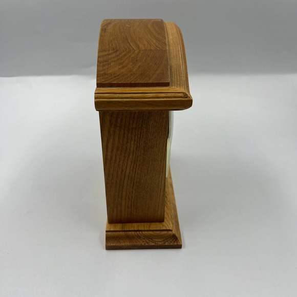 Heritage Mint LTD Timepiece Quartz Mantle Mounted Battery Operated Clock Wooden - Picture 8 of 9